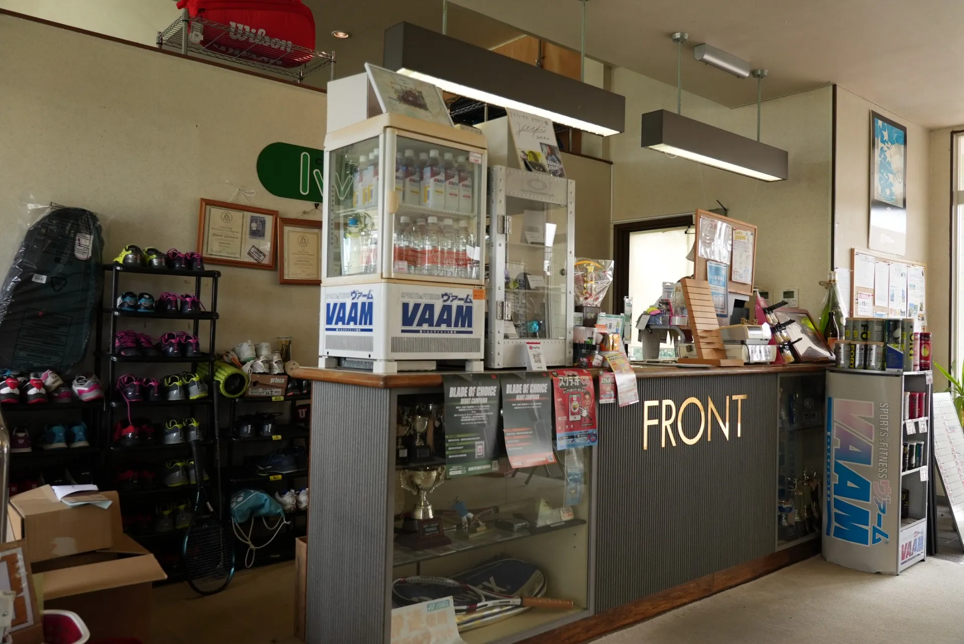 クラブ内ショップ